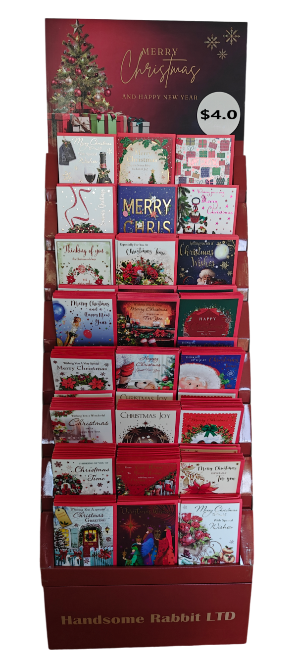 $4.00 XMS Rectangle Card With Stand(24 PocketsX 10 pcs ) – Handsome ...