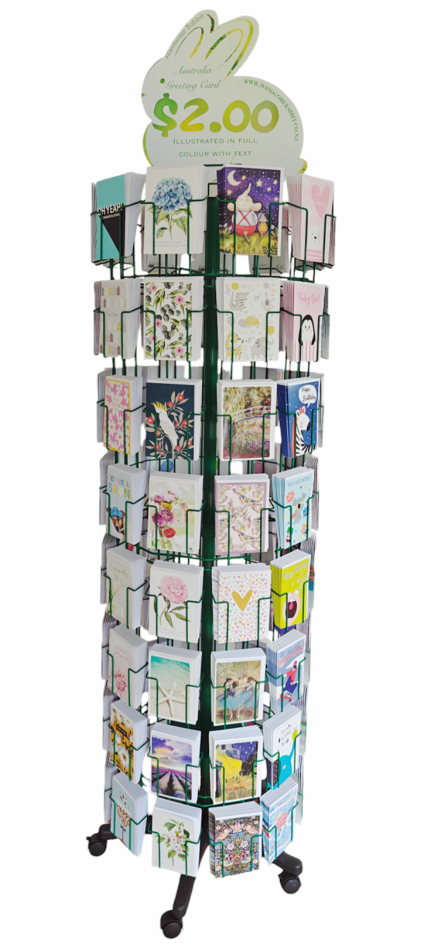 $2.00 Elite Card  Display Spinner (88 Pockets Design X 10 pcs )